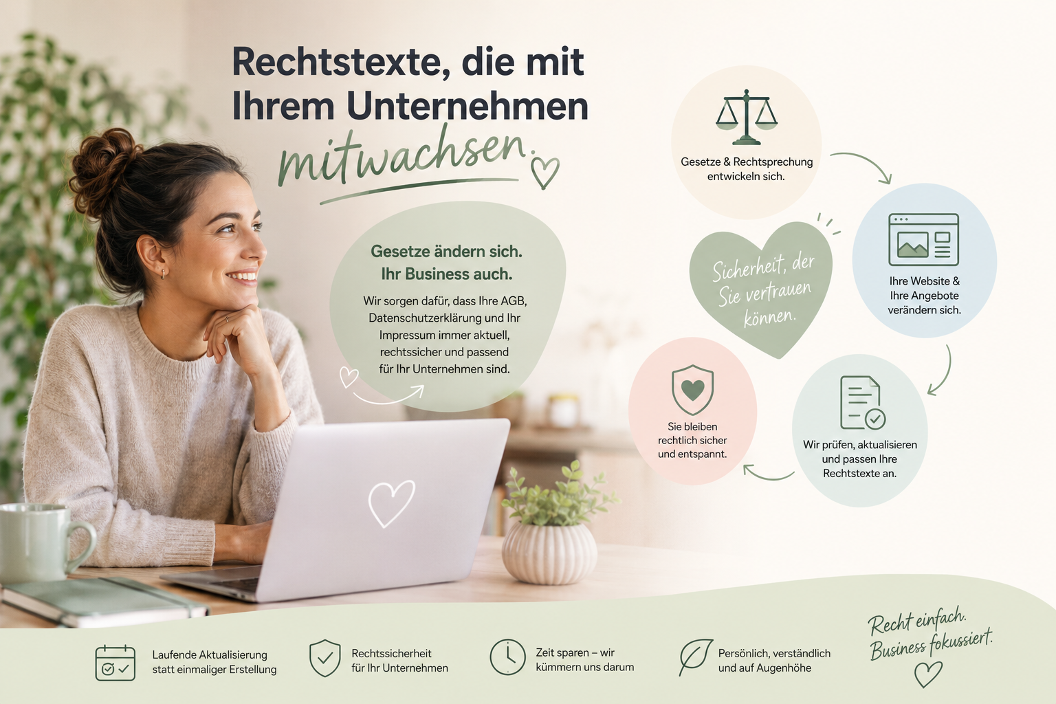 Warum einmal erstellte AGB, Datenschutzerklärungen und Impressen heute nicht mehr ausreichen